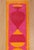Mid-century screen-printed wall hanging. Signed by the german artist Traute Sänger Unused, very rare find in this...