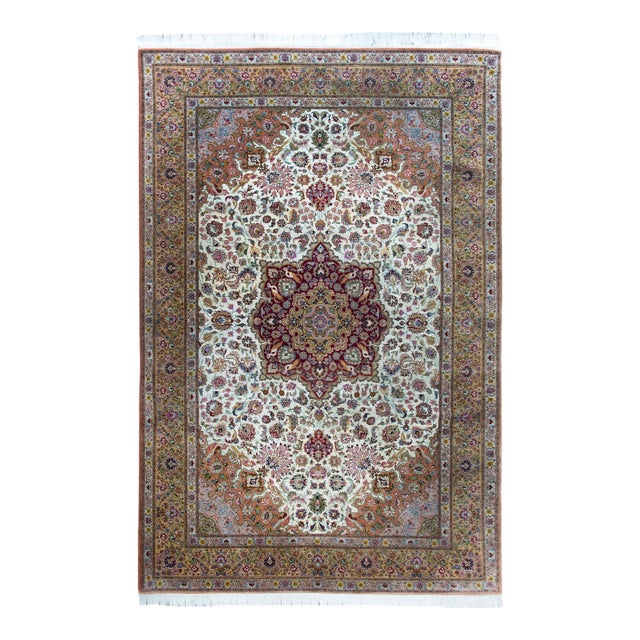 Vintage Persian Tabriz Rug For Sale