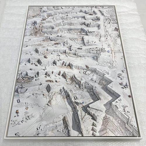 Edition aerial views bernhard lang image: av_carrara_004 size: 30 x 47 inches, captured in 2017 in tuscany, italy no 3 of...