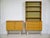 Modular shelving and sideboard combination in oak from the 1960s, consisting of three elements: a base unit with two...