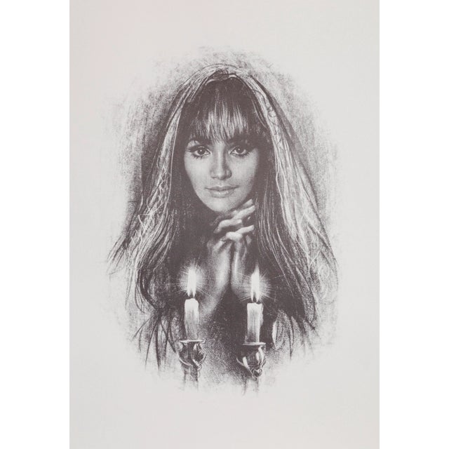 Figurative Shabbas Candles Xv, Sandu Liberman For Sale - Image 3 of 3