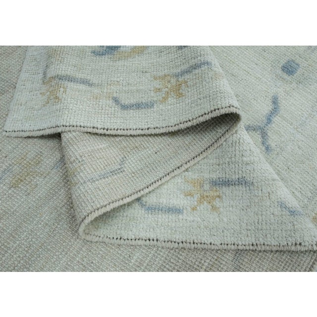 Textile Turkish Oushak Rug 7'11" x 10'3" #18693 For Sale - Image 7 of 8