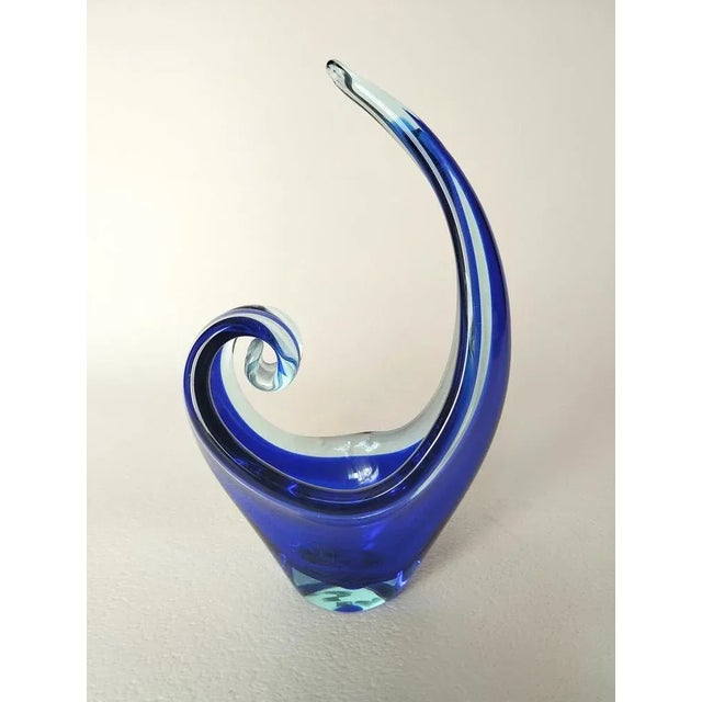 Italian Sommerso Murano Glass Vase, 1960s For Sale - Image 5 of 7