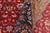 Textile Traditional Floral 1990's Pak-Persian Red/Teal Wool Rug - 9'0'' X 12'0'' For Sale - Image 7 of 9