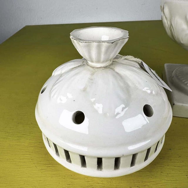 Ceramic Cup with Lid in Capuani Este Ceramic For Sale - Image 7 of 12