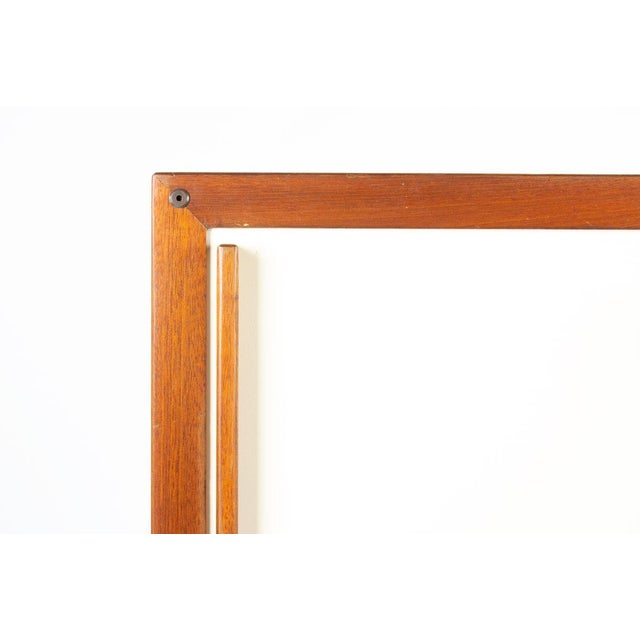 Beige Mahogany and Beige Panel Wardrobe by André Sornay, France, 1960s For Sale - Image 8 of 11