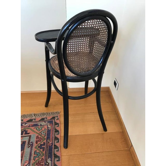 Bentwood Children Chair with Tablet & Foot Support from Thonet For Sale - Image 3 of 6