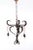 Black Art Nouveau Chandelier For Sale - Image 8 of 8