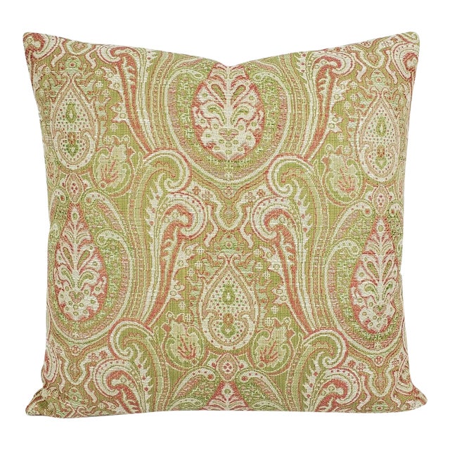 Contemporary Kravet Design Paisley Pillow Cover For Sale