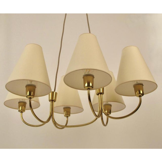 Kalmar Globe Lamp in Brass by J.T. Kalmar, 1950s For Sale - Image 4 of 18