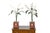 Metal Pair of Italian 1930s Tôle Calla Lillies Sculptures in Red and Gold Containers For Sale - Image 7 of 12
