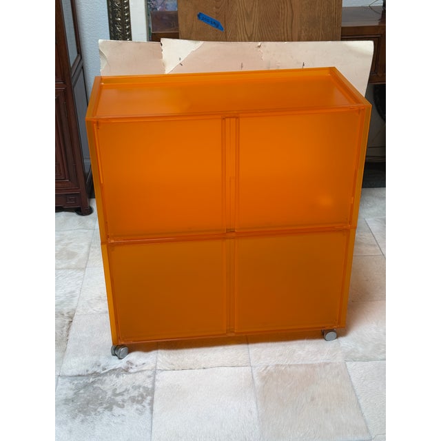 Design Plus Gallery presents a Two Piece Set of One Modular Storage Units by Piero Lissoni for Kartell. The "One" storage...