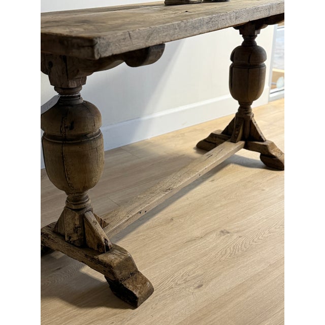 17th C. French Oak Dining Table For Sale - Image 4 of 7