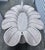 Vintage Flower Oval Dining Table in Pencil Reed Bamboo and Rattan For Sale - Image 11 of 16
