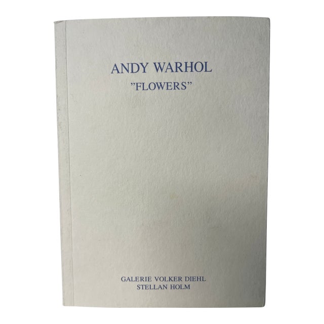 1994 Andy Warhol Flowers Book For Sale