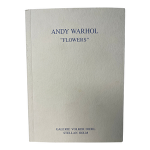 1994 Andy Warhol Flowers Book