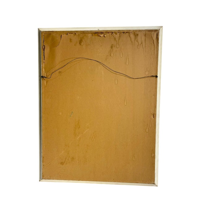 1950’s Hollywood Regency Original Pastel of a Young Woman Signed by Artist For Sale - Image 11 of 15