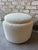 Textile Vintage Wrap Pouf, Newly Reupholstered For Sale - Image 7 of 13