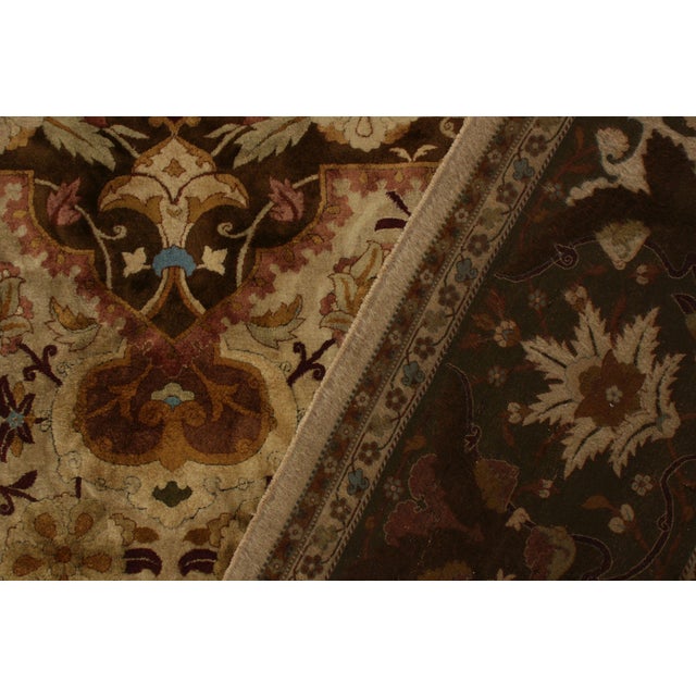 1990s Antique Shahrestan Style Rug in Rich Colors & Floral Patterns, From Rug & Kilim For Sale - Image 9 of 9