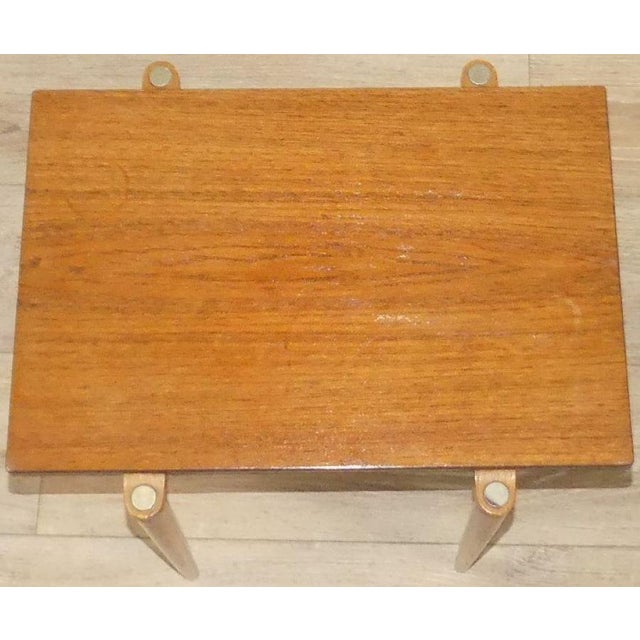 Wood Side Table from Opal Möbel, 1960s For Sale - Image 7 of 15
