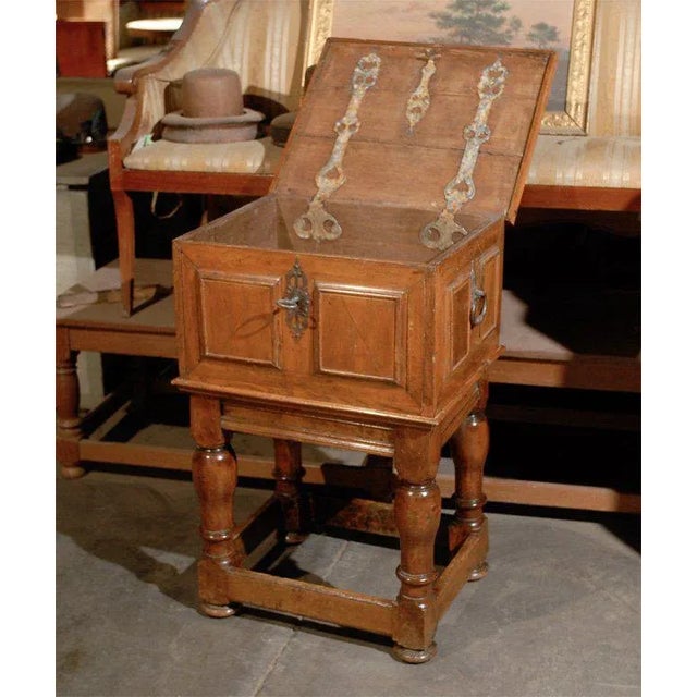 Swedish Period Baroque Early 18th Century Box on Stand For Sale - Image 4 of 10