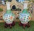 Pair of Late Qing Dynasty Chinese Famille Rose Phoenix Bottle Vases With Stands For Sale - Image 12 of 12