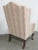 Wood Bernhardt Chippendale Style Wing Chair For Sale - Image 7 of 8