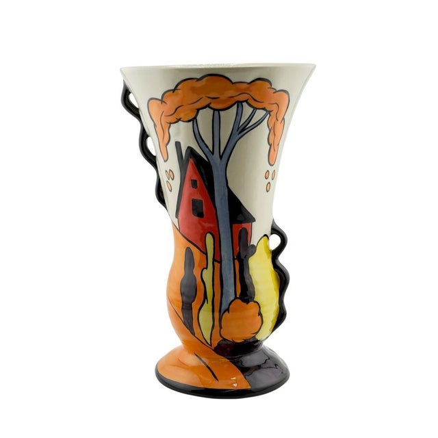 1990s Chetwynd Twin-Handled Vase by Lorna Bailey, 1990s For Sale - Image 5 of 16
