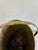Vintage Mid-Century Black & Gold Wastebasket With Handle For Sale In Oklahoma City - Image 6 of 12