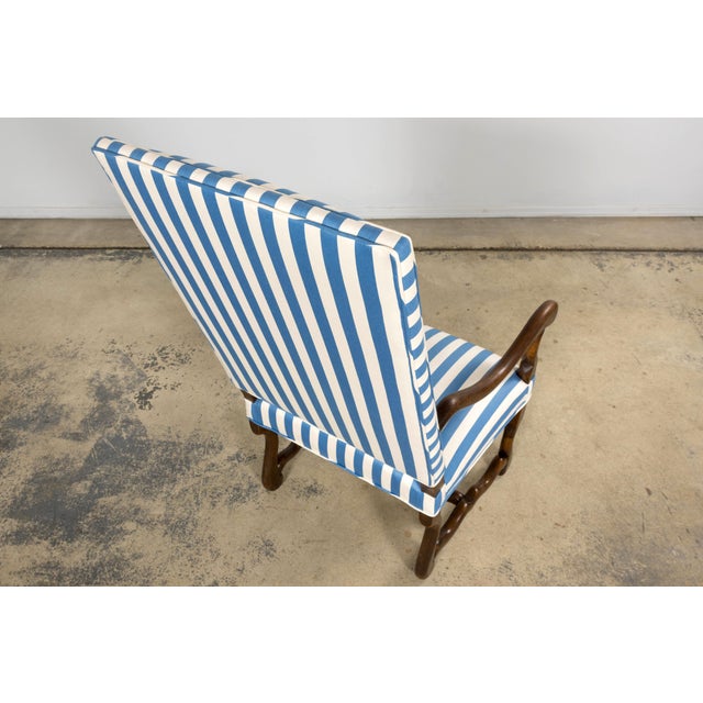 Pair of Late 19th Century French Louis XIII Style Oak Armchairs, Os De Mouton For Sale - Image 14 of 18