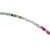2020s Tiny Rainbow Tourmaline Necklace 14k Gold For Sale - Image 5 of 7