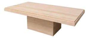 Postmodern Travertine Coffee/Cocktail Table c.1970 Italy