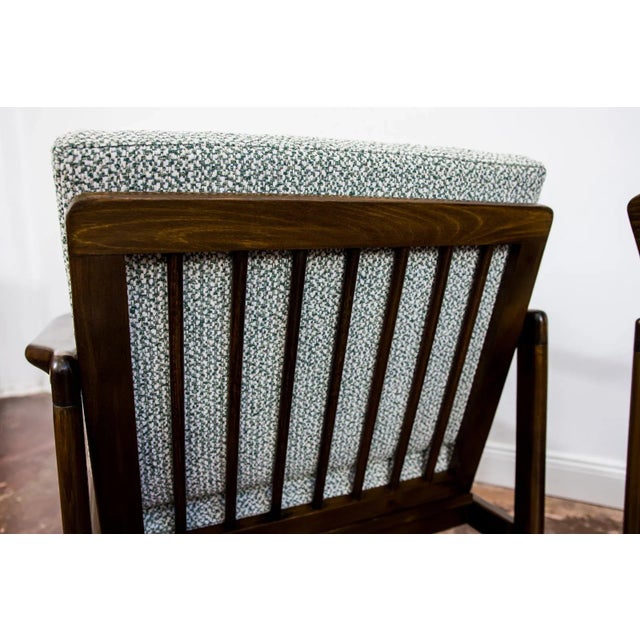 Modern Set of B-7522 Armchairs by Zenon Bączyk, 1960s For Sale - Image 3 of 18