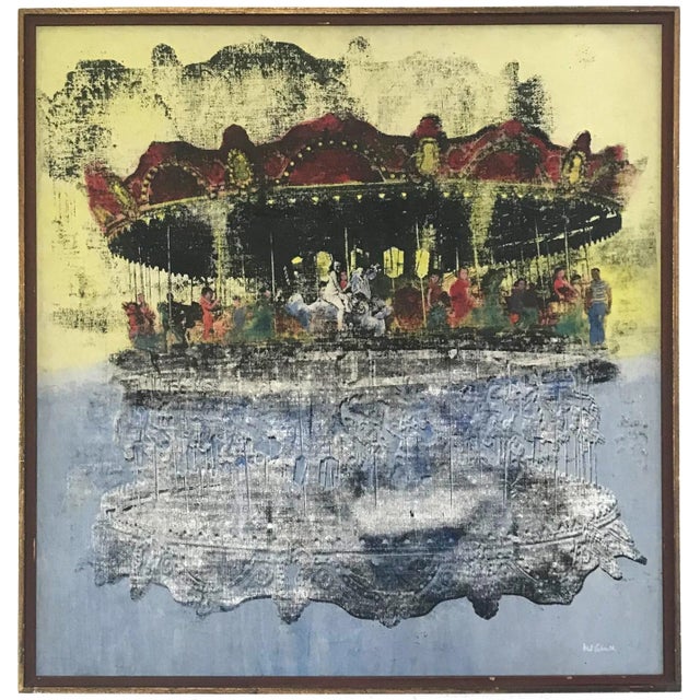 Mil Lubroth Carousel Serigraph C. 1975 For Sale - Image 12 of 12