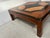 20th Century Wooden Coffee Table with Geometric Decoration For Sale - Image 5 of 9