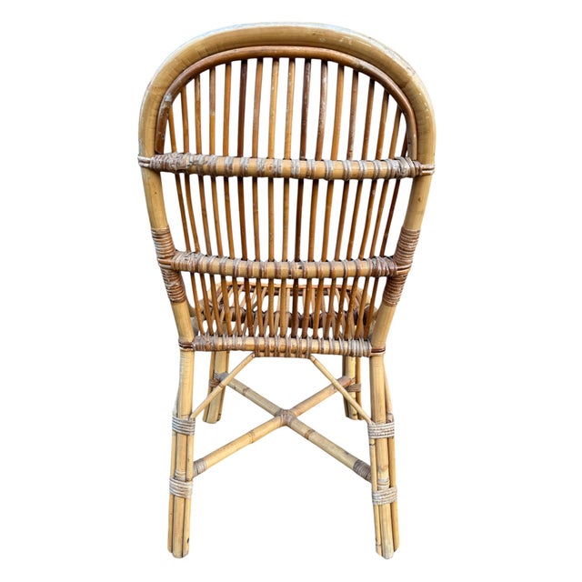 Vintage Rattan Chairs, 1960s, Set of 4 For Sale - Image 9 of 11
