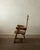 Mid-Century Modern Brutalist Oak Armchair with Sculptural High Back by De Puydt, 1960s For Sale - Image 3 of 18