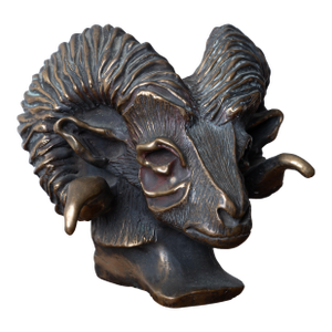 A Bronze Ram's Head, 20th Century
