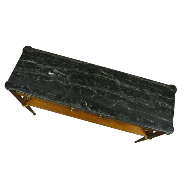 1970s Neoclassical Console by Baker For Sale In Boston - Image 6 of 10
