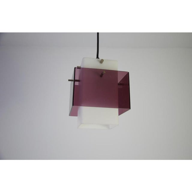Glass Acrylic Glass Pendant Lamp, Germany, 1970s For Sale - Image 7 of 13