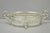 Vintage Italian Regency Silver Plated Dolphin Handle Glass Candy Dish Jardiniere For Sale - Image 16 of 16