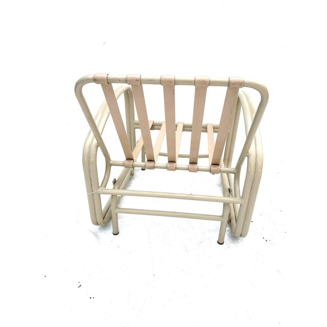 Vintage Glider and Ottoman Outdoor Set / 2 For Sale - Image 4 of 8