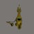 18th Century Antique South Indian Brass Oil Lamp For Sale - Image 9 of 12