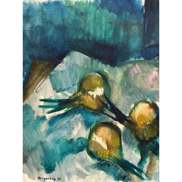 Bergengren, Abstract Composition, 1970, Oil on Canvas, Framed For Sale - Image 17 of 18