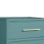David Francis David Francis Furniture for Chairish Verona Two-Drawer Nightstand, Aegean Teal For Sale - Image 4 of 4