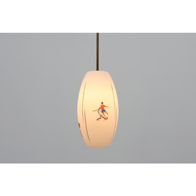 Collector's Pendant Lamp Commemorating the 1962 Fifa World Cup in Chile, United Kingdom, 1960s For Sale - Image 12 of 13