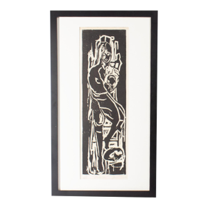 “Madonna” Limited Edition Woodblock Print by June Skowronski Onesti