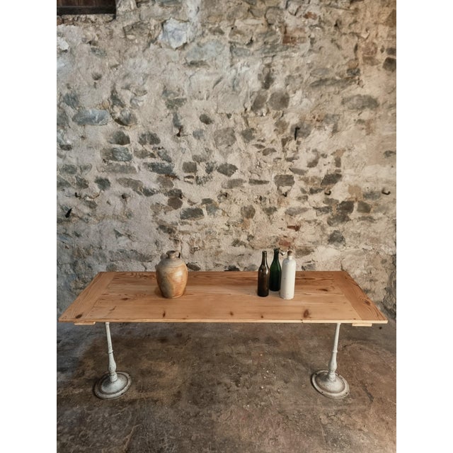 Antique French Bistro Table Dining Table, 1900s For Sale - Image 10 of 17