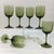 Bottle Green Hand Blown Cordial Glasses - Set of 6 For Sale In Baltimore - Image 6 of 6
