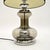 Mid-Century Modern Vintage French Glass and Chrome Table Lamps, 1970s, Set of 2 For Sale - Image 3 of 7